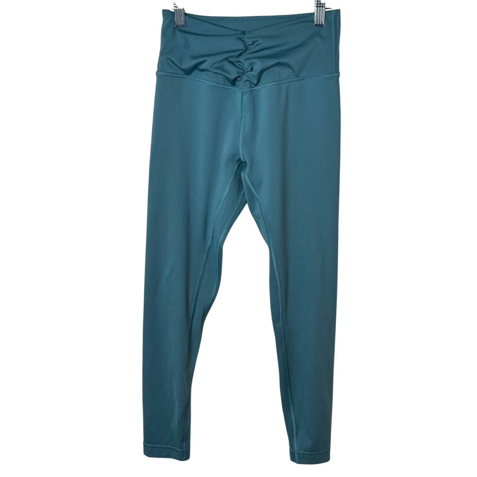 Victoria's Secret Leggings Women S Teal On Point Live Ruched V-Front High Rise